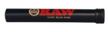 RAW Metal tube - kovový obal na balené cigarety, černý, 1 ks