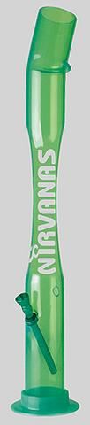 Nirvanas Slim Fill Up Bong, 50 cm, grün, 1 Stk (658)