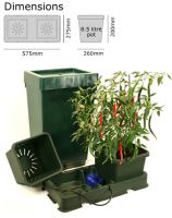 AutoPot Easy2grow Kit s 2 květináči, včetně 47L plastové nádrže