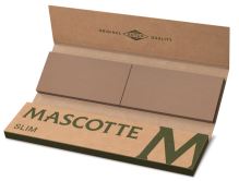 Mascotte Brown KSS set - rolling papers and filters, 34 pcs per pack, brown