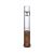 Marley Natural Taster glass pipe with wooden mouthpiece