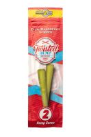 Twisted Hemp Cone, Blue Raspberry Cherry, 2 ks v balení