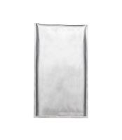 Qnubu Bügeltasche 56x95cm – Farbe Silber/Schwarz