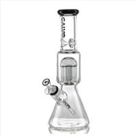 Glasbong CALVO Tree Perc Beaker, schwarz, 35 cm, 14 mm Schliff