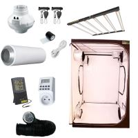 Sunpro kit HITTER 720W eco, 2,6 umol/J - Climabox White 120x120x220cm Sunpro kit HITTER 720W eco, 2,6 umol/J - Climabox White 120x120x220cm