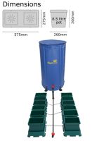 AutoPot Easy2grow Kit se 12 květináči, včetně 100L Flexitank