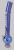 Nirvanas Bubble Twistbend bong, 50 cm, blue, 1 pc