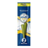 Twisted Hemp Cone, Blue Bannana, 2 ks v balení