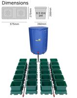 AutoPot Easy2grow Kit se 40 květináči, včetně 400L Flexitank