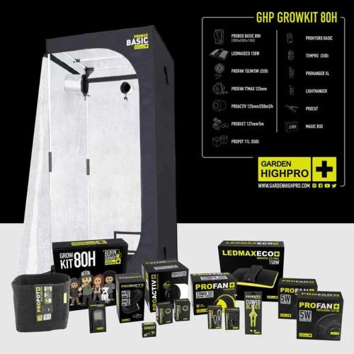 GARDEN HIGH PRO GROWKIT80H - Anzuchtset 80x80x180cm