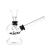 Glasbong Micro, 10 cm, klar, 1 Stk