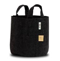 ROOT POUCH BLACK - Textilní květináč, 30l