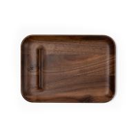 PAX Prep Tray Walnut wooden herb preparation tray