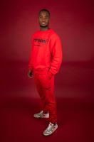 Tyson 2.0 teplákové kalhoty, červené vel. XL