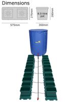 AutoPot Easy2grow Kit se 20 květináči, včetně 225L Flexitank