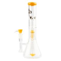 Skleněný bong Grace Glass, Limited Edition, Yellow Beaker Bong, žlutý, 37 cm, 1 ks
